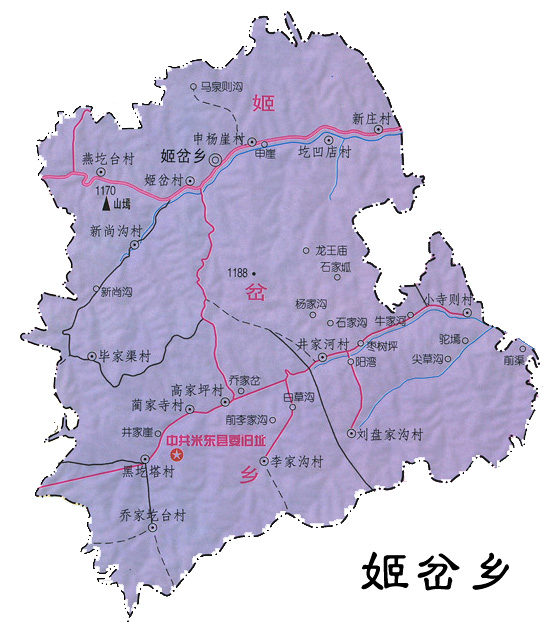 姬岔乡地图